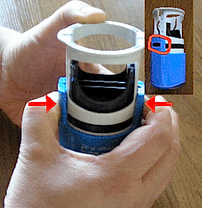 Замена штемпельной подушки шаг 3