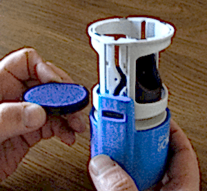 Замена штемпельной подушки шаг 5