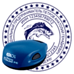 печать ип стандартная с логотипом на карманной оснастке Stamp Mouse R40 (мышка) ростов