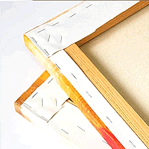 натяжка холста на подрамник