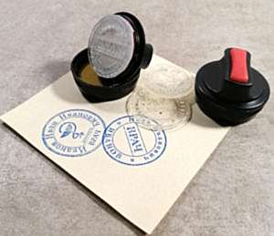 Изготовление печати на оснастке НЕО 30мм